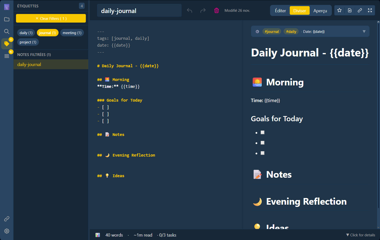 NoteDiscovery Tag Filtering