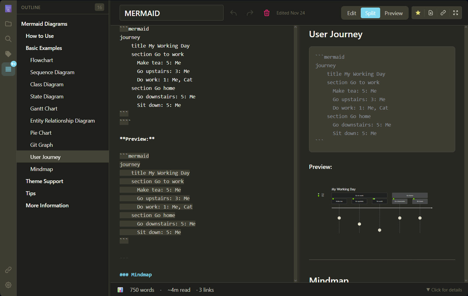 NoteDiscovery Outline Panel